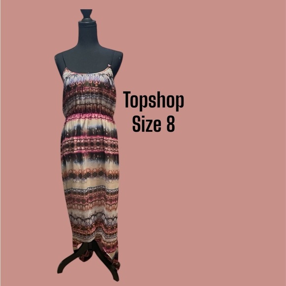 2 FOR 1 SUMMER MAXI DRESSES SIZE MEDIUM GENTLY WORN SEE DESCRIPTION - Picture 1 of 5